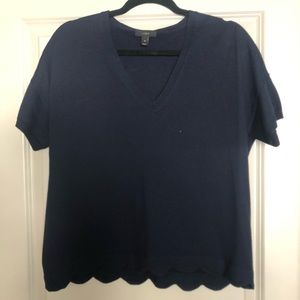 J crew navy top